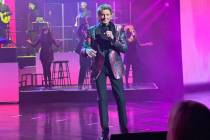 Barry Manilow performs at International Theater at Westgate Las Vegas on Thursday, Sept. 21, 20 ...