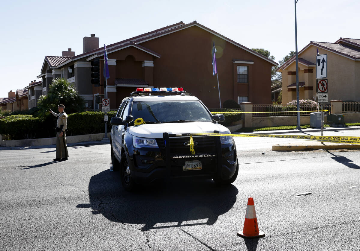 Las Vegas police is investigating a domestic violence incident where deadly force was used on t ...