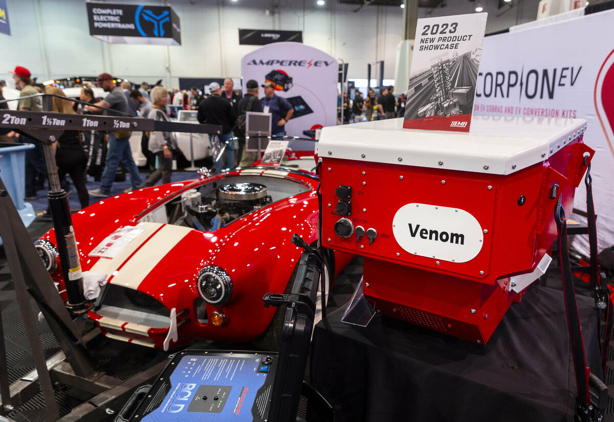 Venom offers an EV conversion kit for classic or modern gasoline engine vehicles during the fir ...