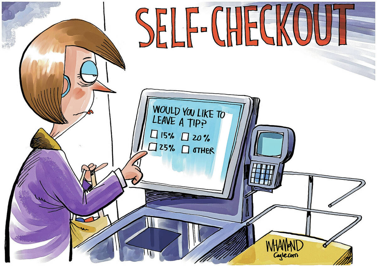 Somehow selfcheckout just got worse CARTOONS Drawing Board Opinion