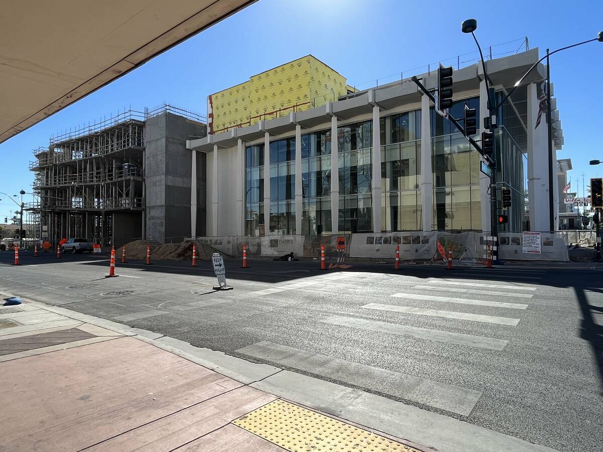 201 Las Vegas Blvd. South is nearing completion and currently leasing. (Dapper Companies)