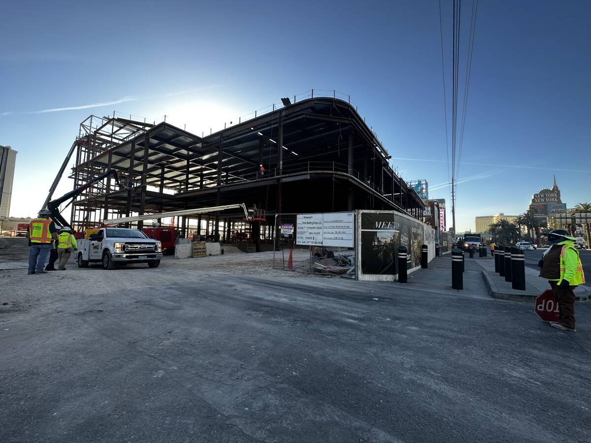 Construction is well under way for the BLVD retail project on the Las Vegas Strip. Nov. 2, 2023 ...