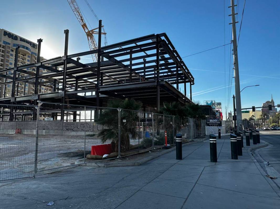 Construction is well under way for the BLVD retail project on the Las Vegas Strip. Nov. 2, 2023 ...