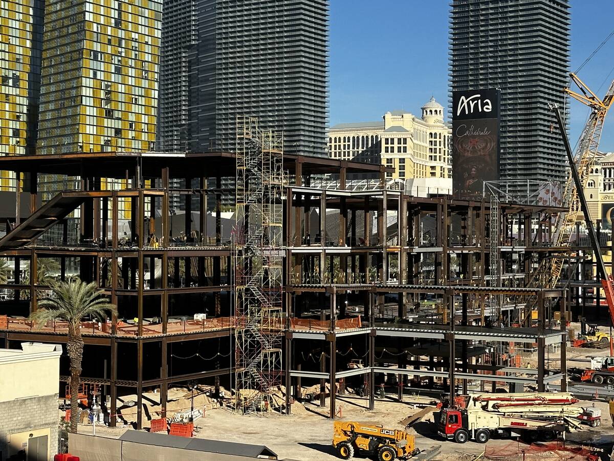 Construction is well under way for the BLVD retail project on the Las Vegas Strip. Nov. 2, 2023 ...