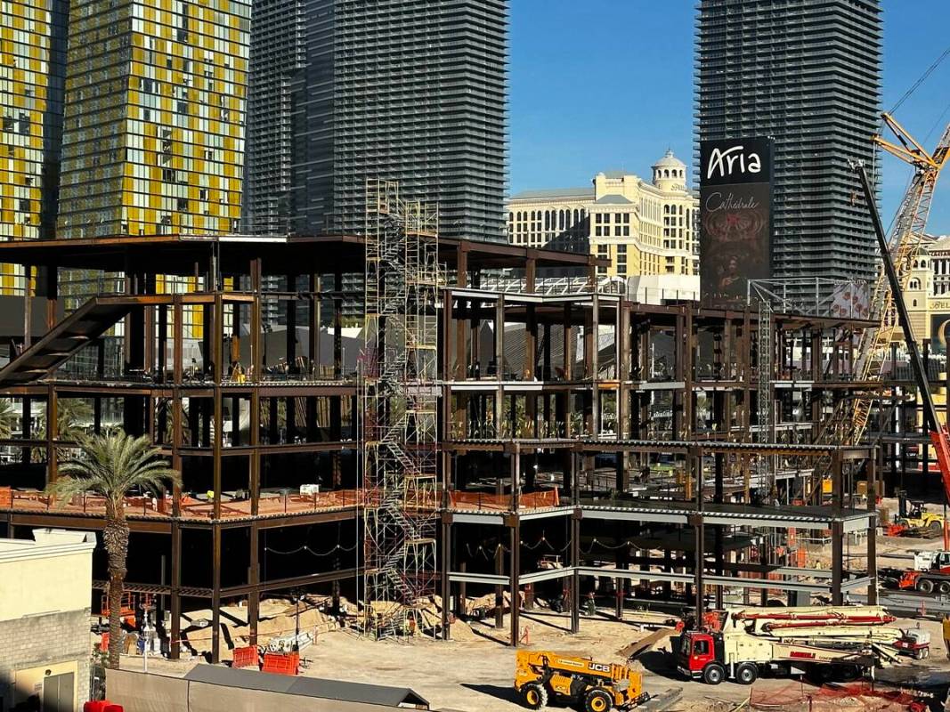 Construction is well under way for the BLVD retail project on the Las Vegas Strip. Nov. 2, 2023 ...