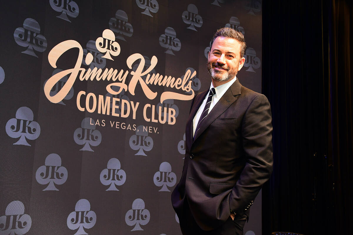 Jimmy Kimmel is shown at Jimmy Kimmel's Comedy Club at Linq Promenade on Friday, May 27. 2023. ...
