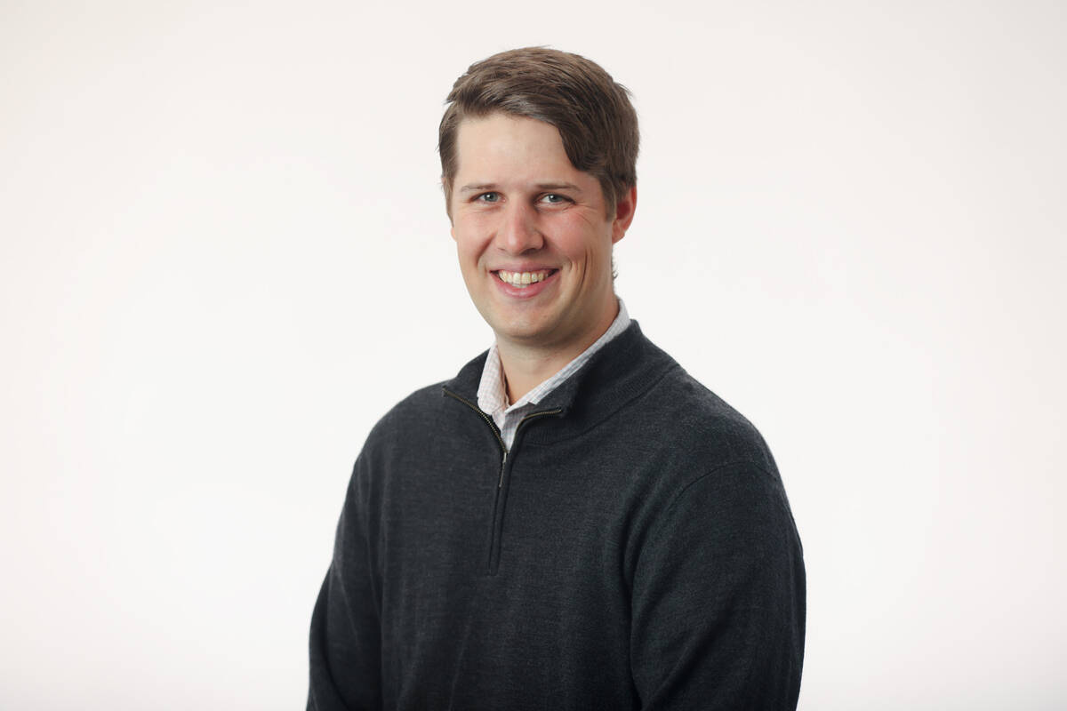 Ben Gotz at the Las Vegas Review-Journal in Las Vegas, Tuesday, Sept. 12, 2023. (Rachel Aston/L ...