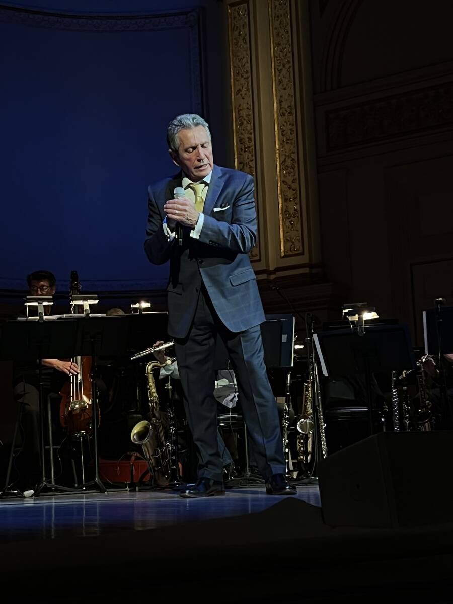 Bob Anderson is shown rehearsing at Carnegie Hall in New York on Saturday, Dec. 11, 2021. (John ...