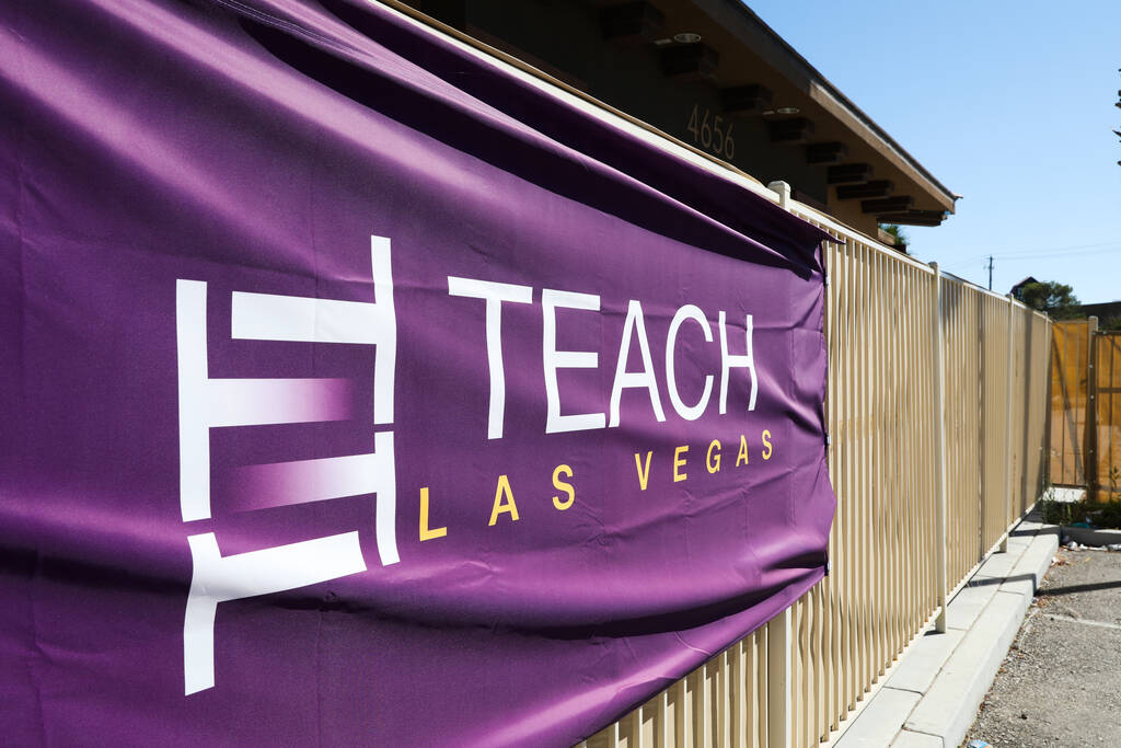 TEACH Las Vegas Charter School as seen on Sunday, Oct. 8, 2023 in Las Vegas. (Daniel Pearson/La ...