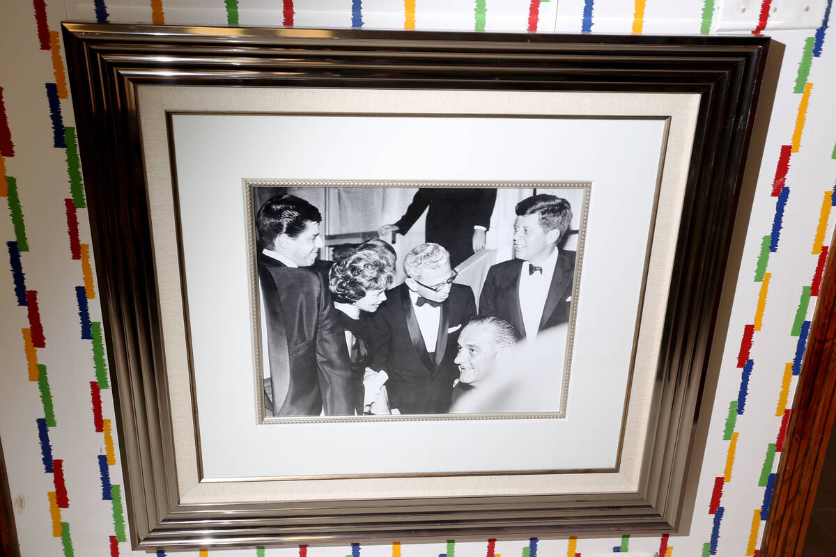 An original picture at the former home of Jerry Lewis in Las Vegas, Wednesday, May 15, 2019. Ja ...