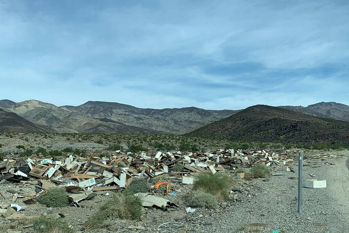 Beehives scattered in Death Valley National Park (National Park Service)