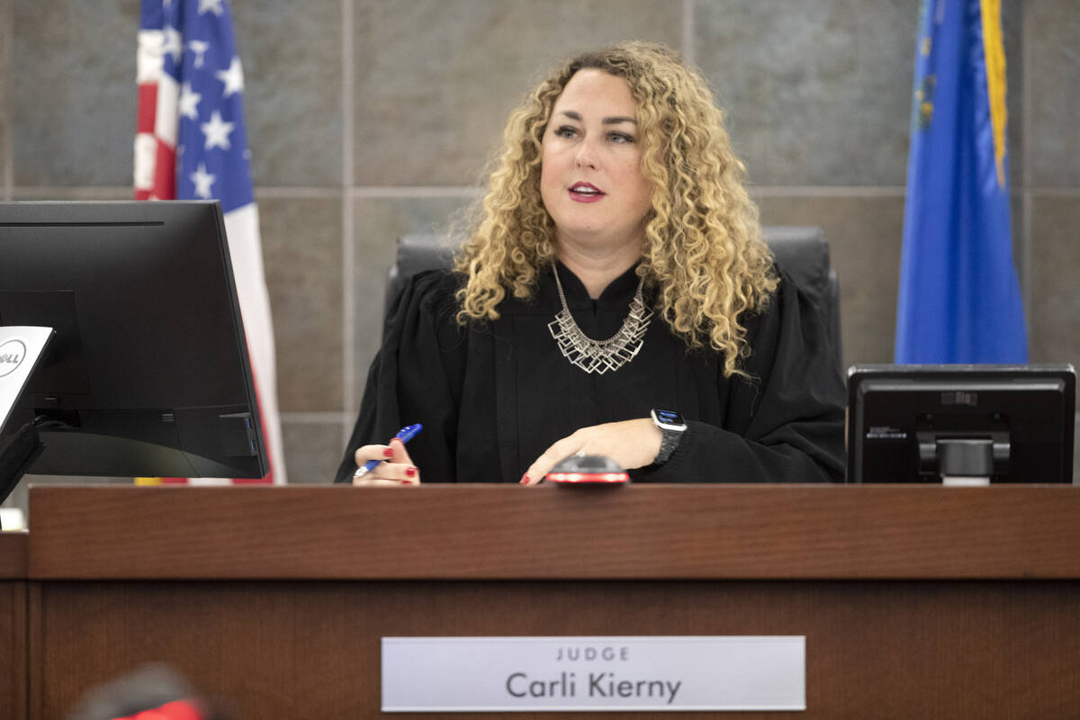 Judge Carli Kierny sets a trial date for Duane Keith “Keffe D” Davis in Clark Cou ...