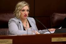 Nevada Senate Majority Leader Nicole Cannizzaro, D-Las Vegas (K.M. Cannon/Las Vegas Review-Jou ...