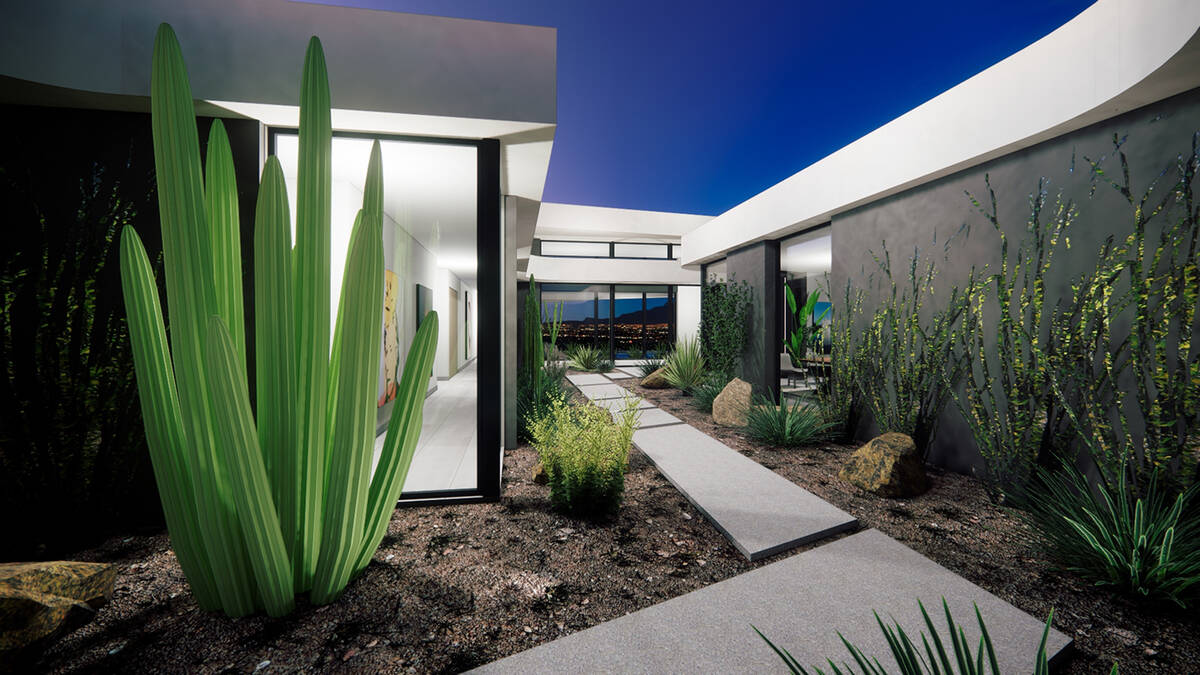 The home has 9,725 square feet of livable space. (Douglas Elliman of Las Vegas)