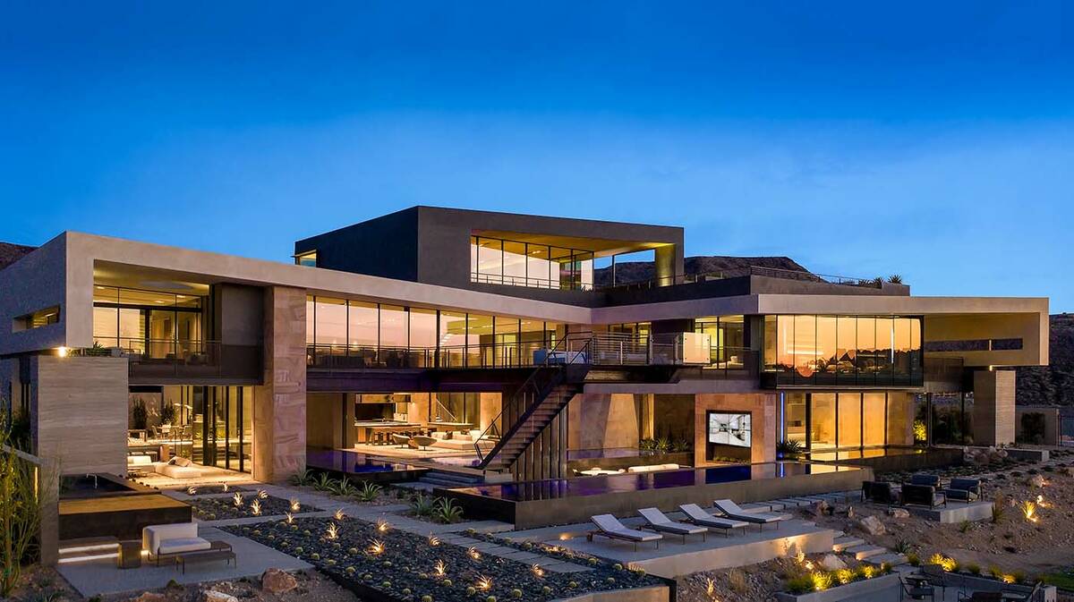 A MacDonald Highlands home that set the all-time Las Vegas sales record in 2021 for $25 million ...