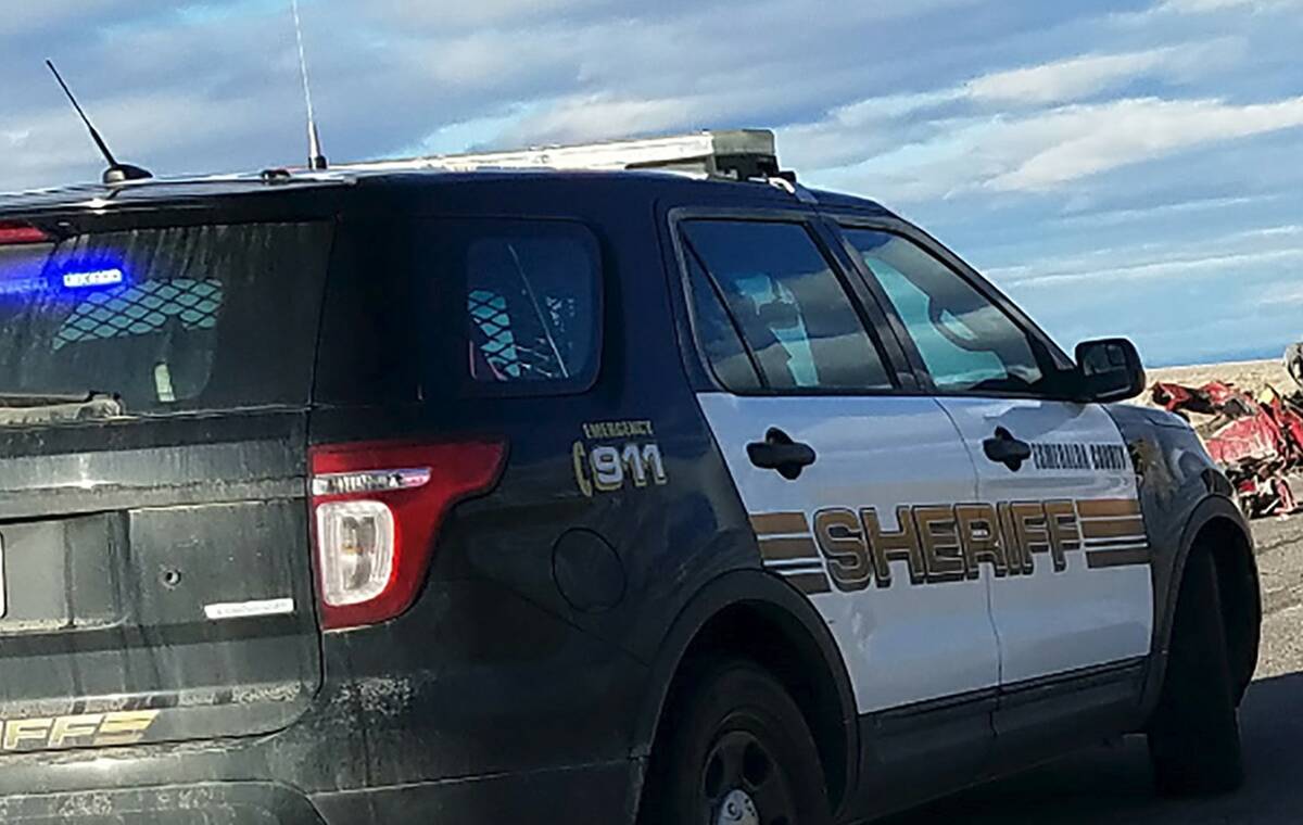 Esmeralda County Sheriff vehicle (Las Vegas Review-Journal)