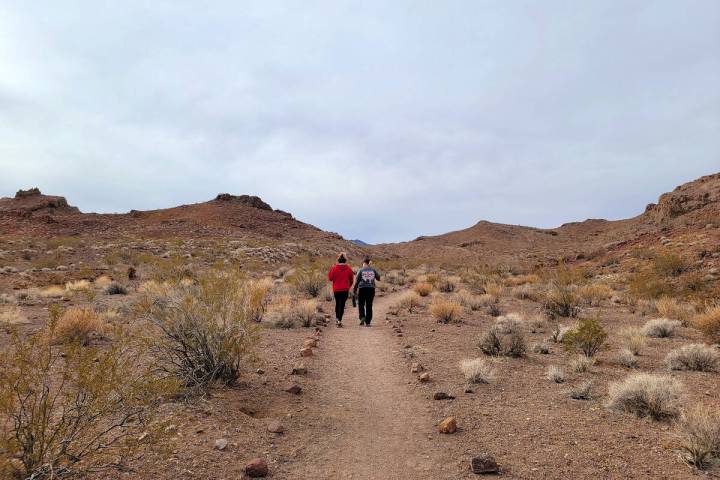 The McCullough Hills Trailhead is a popular starting point for walking Henderson regulars from ...