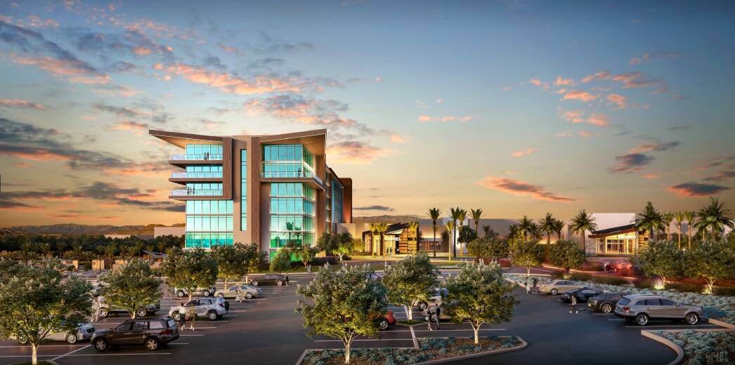 A rendering for the Inspirada hotel project that Station Casinos plans to development in Hender ...