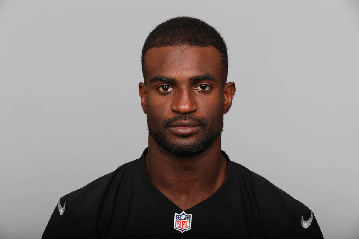 This is a 2015 photo of DJ Hayden of the Oakland Raiders NFL football team. This image reflects ...