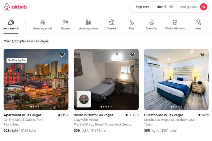 Airbnb las vegas apartment
