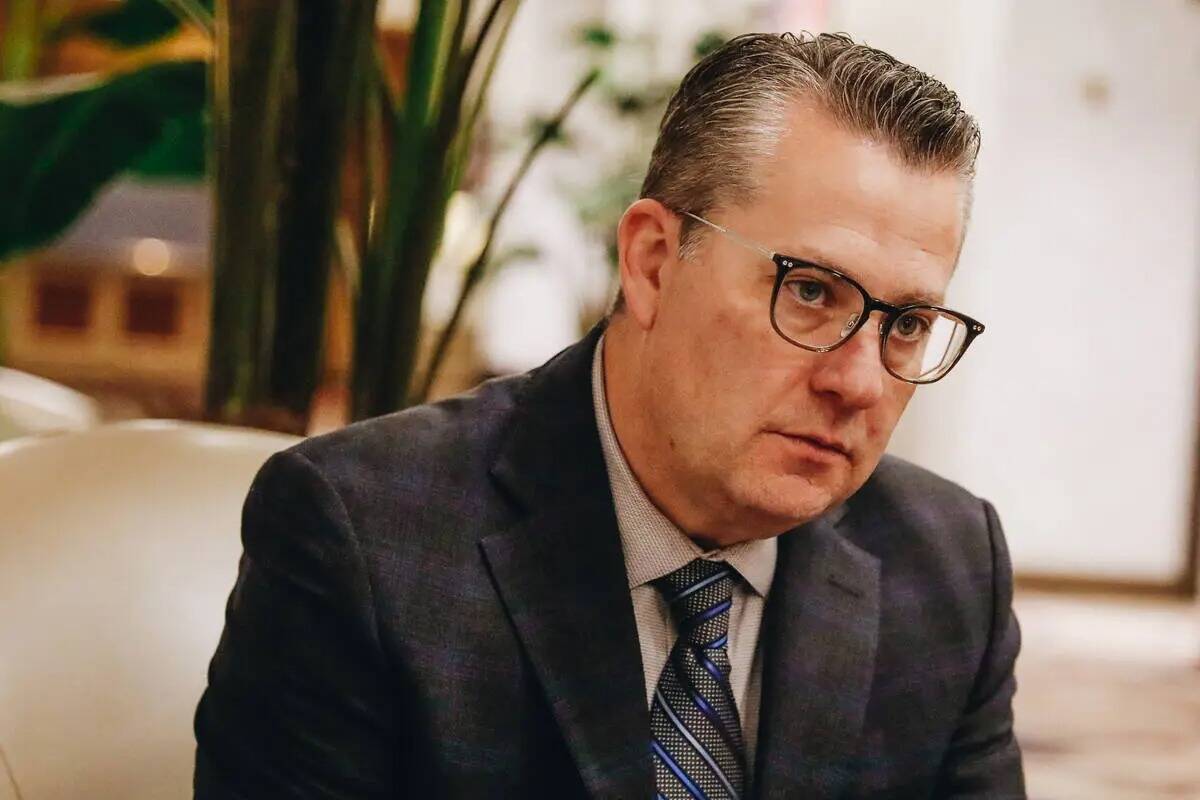 Brian Gordon, a partner at Applied Analysis (Madeline Carter/Las Vegas Review-Journal)