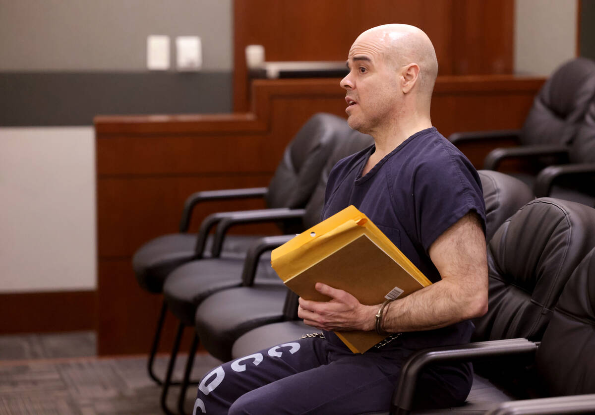 Former Clark County Public Administrator Robert Telles, who is accused of murdering investigati ...