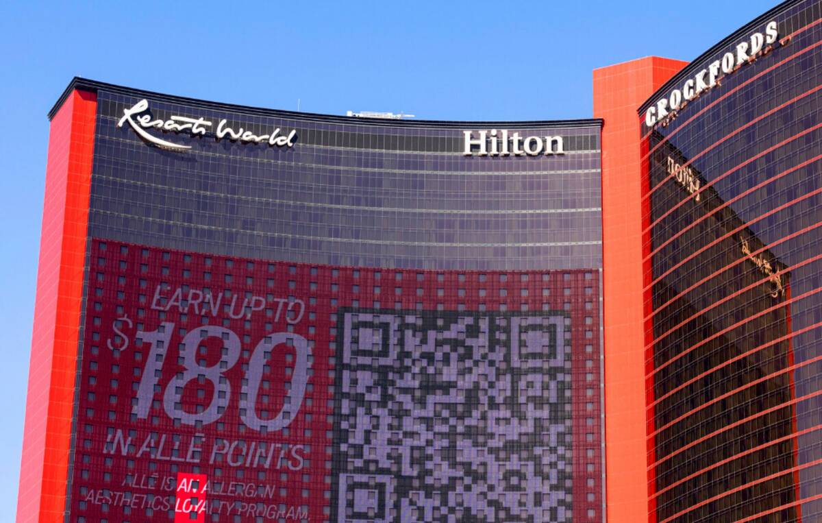 Resorts World is shown, on Friday, March. 3, 2023, in Las Vegas. (Bizuayehu Tesfaye Las Vegas R ...