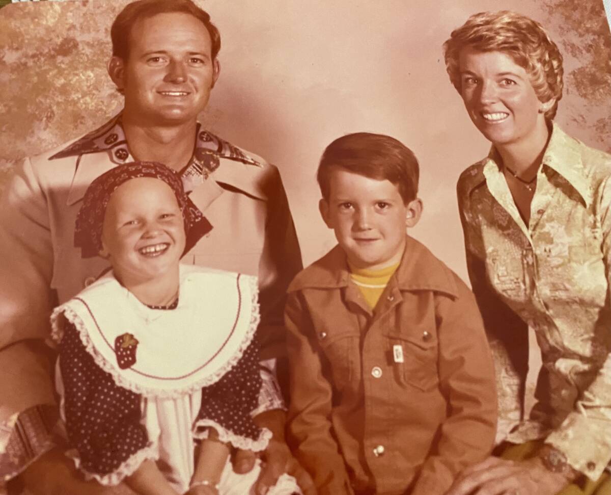 The Dale family poses in an undated photo. From left, Mikell Dale, Jennifer Dale, Loren Dale an ...