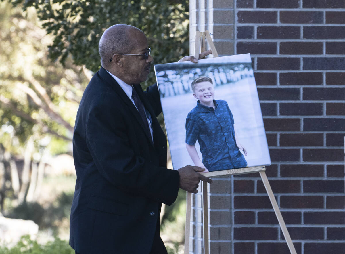 A photograph of Rex Patchett, 13, who was fatally struck near Mannion Middle School on March 7, ...
