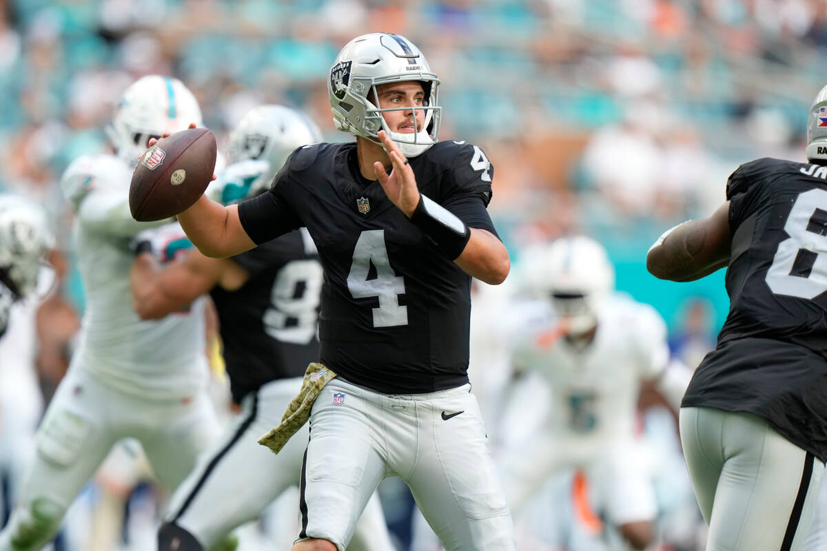 Raiders report card: Offense earns failing grade in loss to Dolphins, Raiders News