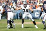 Raiders starting left tackle officially inactive against Dolphins