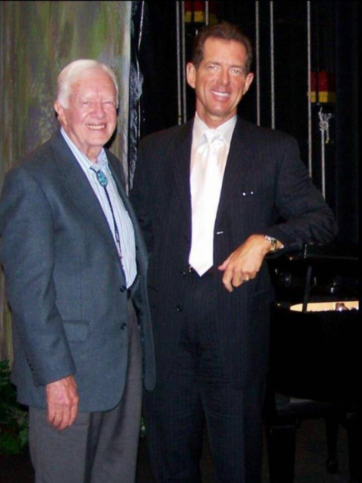 David Osborne and Jimmy Carter became close after Osborne met Carter at a book signing in Orlan ...