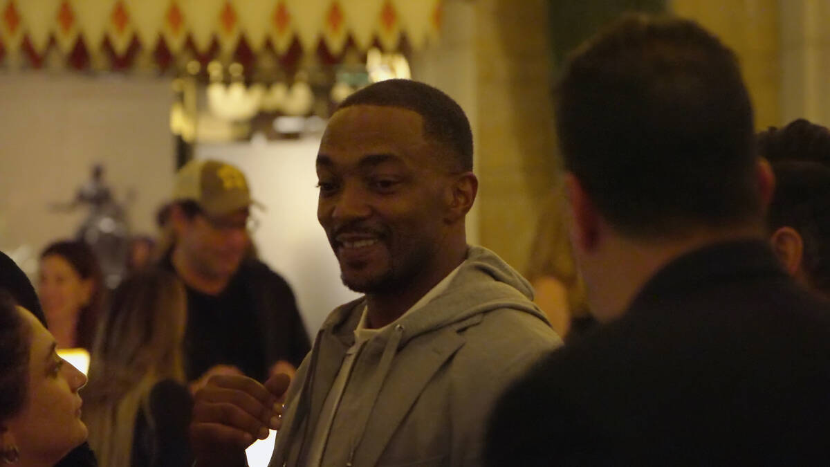Anthony Mackie is shown at The After by Delilah at Wynn at Delilah Las Vegas. (Wynn Nightlife)