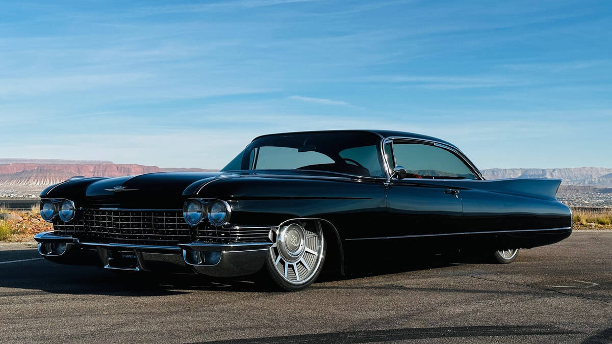 This 1960 Cadillac Coupe Deville Custom tied for the eighth highest bid price at the Las Vegas ...