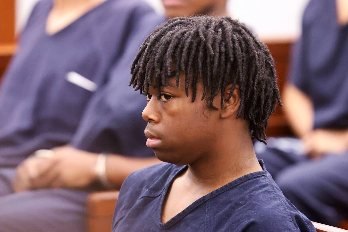Gianni Robinson, 17, who accused of second-degree murder in the fatal group beating of a Rancho ...