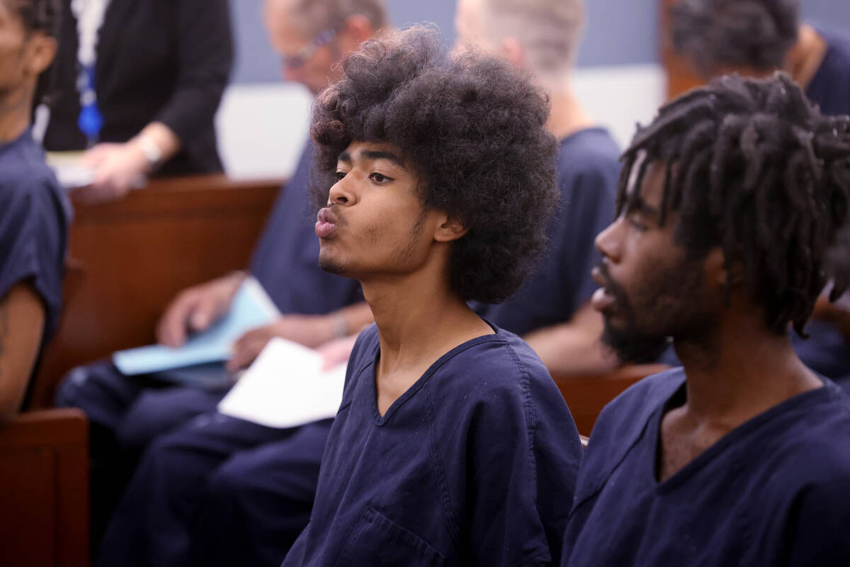 Treavion Randolph, 16, left, who accused of murder in the fatal group beating of a Rancho High ...