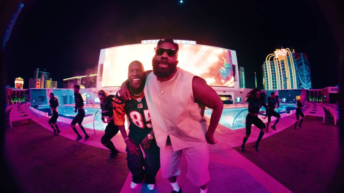 Former NFL All-Pro wide out Chad “Ochocinco” Johnson (left) and Grammy-nominated artist Tob ...