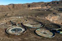 An aerial view of Three Kids Mine, an abandoned mine to be buried and developed on top of it, i ...