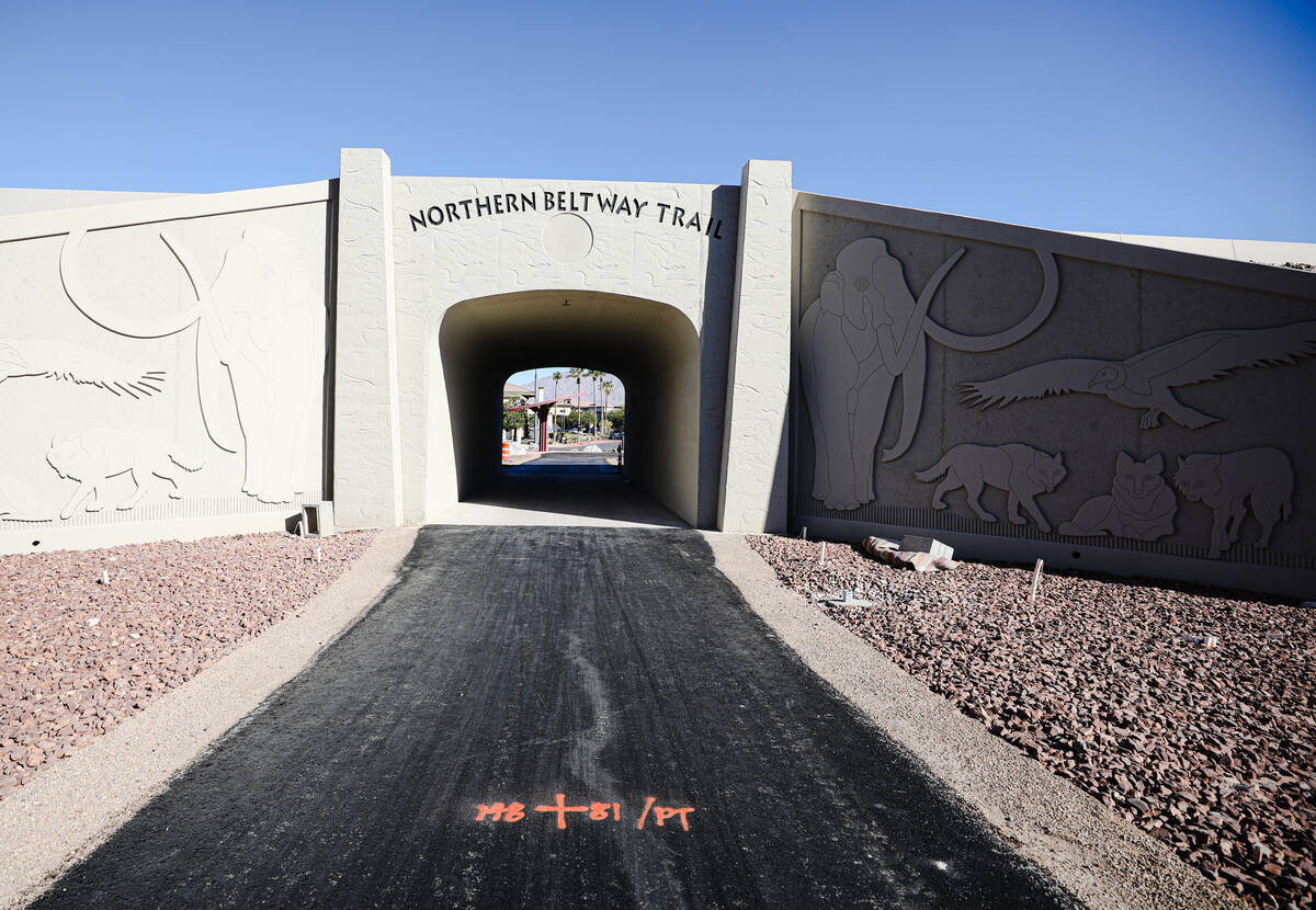 A multi-use trail, the Northern Beltway Trail, newly created as part of the Centennial Bowl pro ...