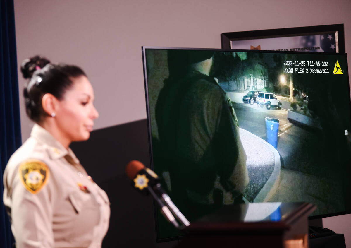 Police body worn camera shows the Nov. 25 officer involved shooting that left Shane Pitcher dea ...