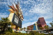 An exterior view of the Rio in Las Vegas on Thursday, March 18, 2021. (Chase Stevens/Las Vegas ...