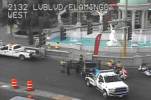 Suspected impaired driver injures 2, smashes into fountain barrier on Strip
