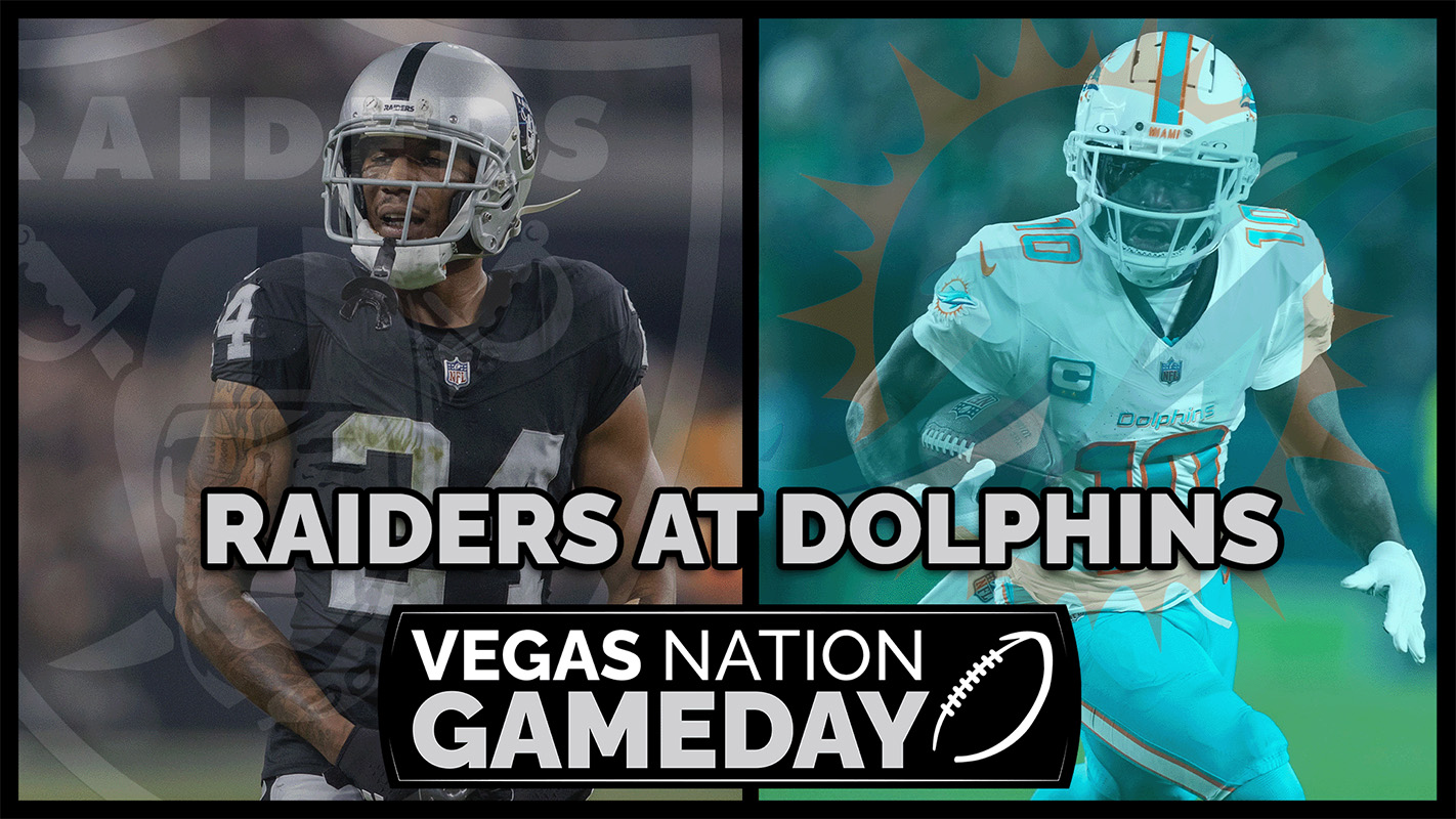 Raiders face the Dolphins in Antonio Pierce’s first road game — Vegas
