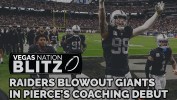 Vegas Nation Blitz — Raiders celebrate blowout win against Giants