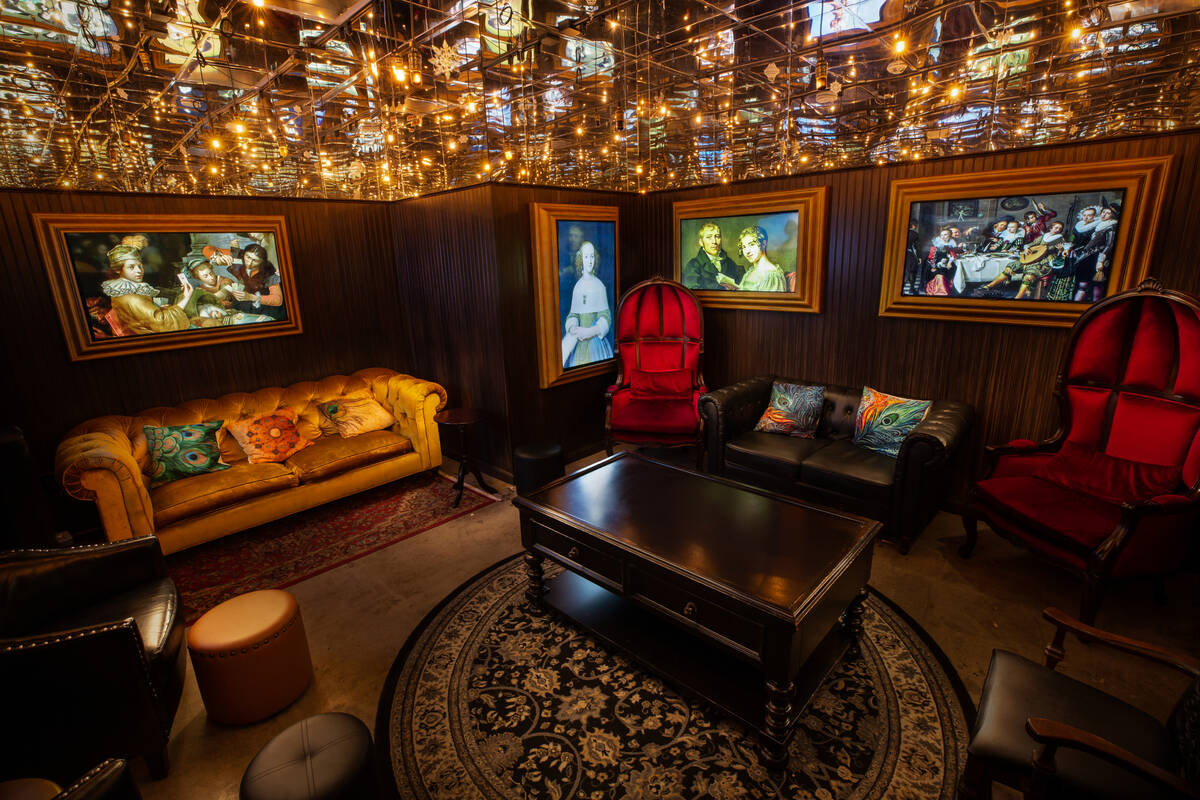 The interior of the secret VIP Room in The Lock speakeasy, which itself is accessed from The Ca ...
