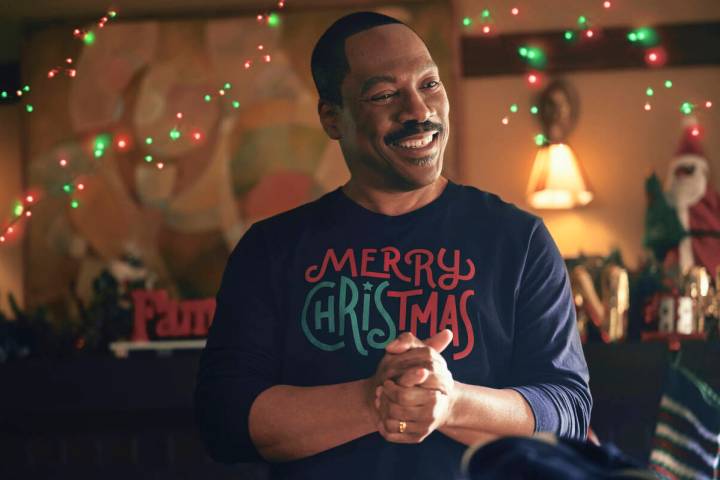 Eddie Murphy stars as Chris Carver in "Candy Cane Lane." (Claudette Barius/Amazon Content Services)