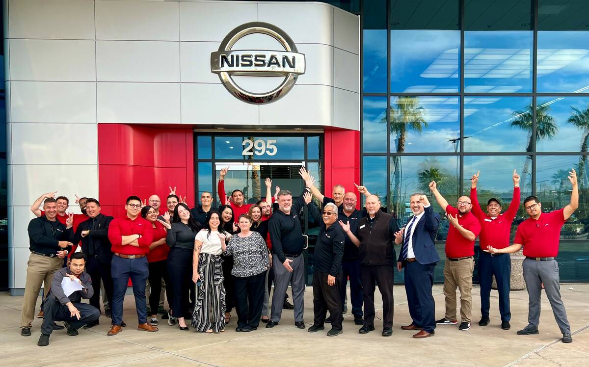 The Findlay Nissan Henderson team is celebrating the opening of the new dealership in the Valle ...