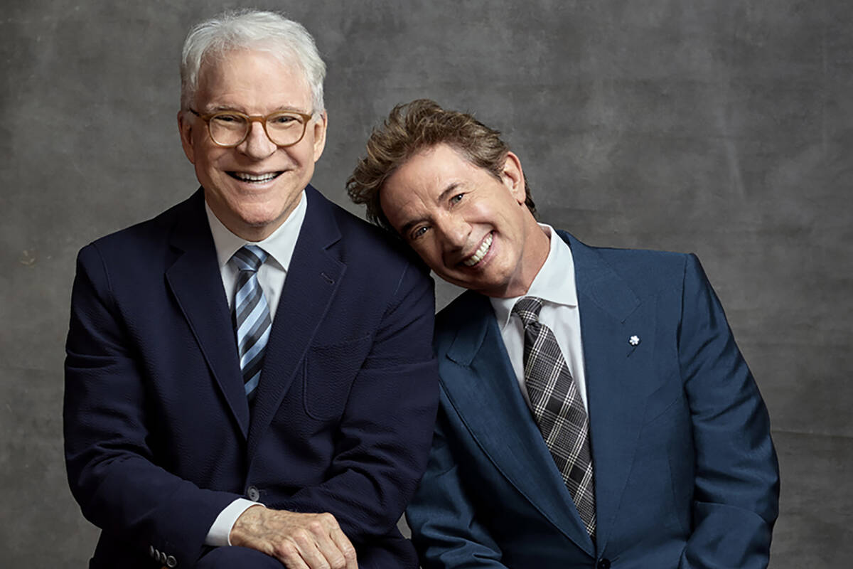 Comedy greats Steve Martin and Martin Short return to the Strip this weekend. (Mark Seliger)