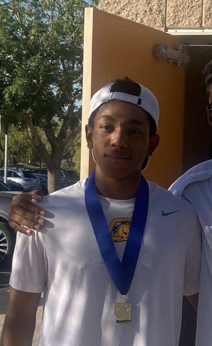 Clark's Pharrell Redmond is a member of the Nevada Preps All-Southern Nevada boys tennis team.