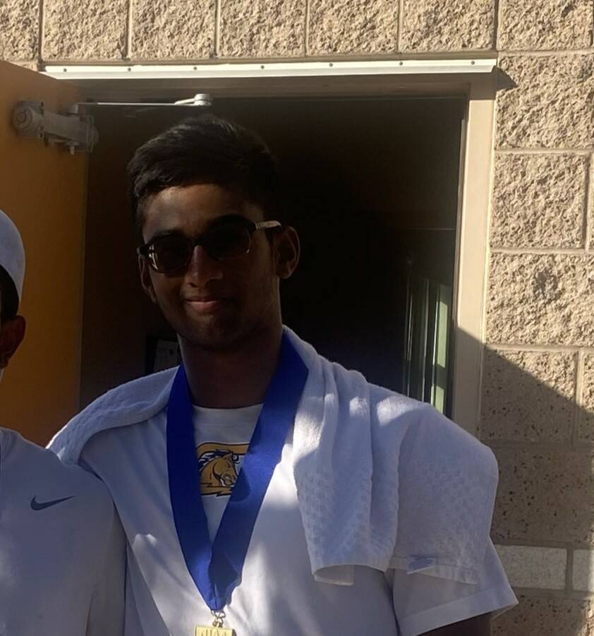 Clark's Sanjeev Chundu is a member of the Nevada Preps All-Southern Nevada boys tennis team.